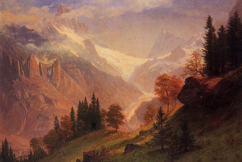 Albert Bierstadt View of the Grindelwald